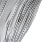Light Grey Satin Pillowcases Queen Size Set of 2 for Hair and Skin,Light Grey Silk Pillowcase Breathable Pillowcase with Envelope Closure